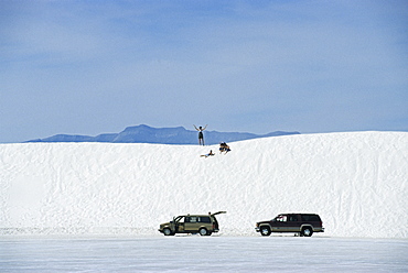 Desert at White Sands National Monument, New Mexico, USA, America