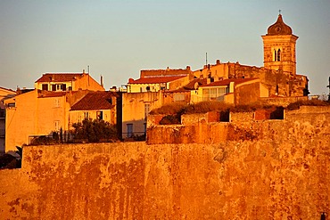 Morning light in Bonifacio, Corsica, France