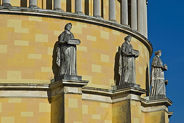 Statues, Walhalla Hall of Fame and Honor, Kelheim, Lower Bavaria, Bavaria, Germany, Europe