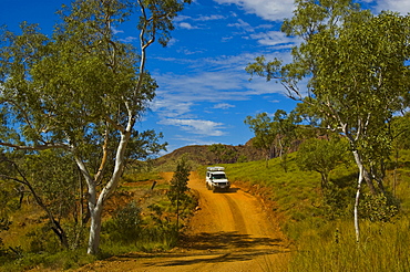 4x4 vehicle on a dirt road in the Bungle Bungle, Purnululu National Park, Australia