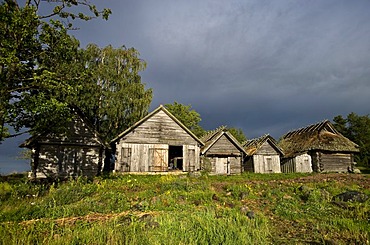 Fishing village, Altja, Lahemaa National Park, Estonia, Baltic States, Northeast Europe