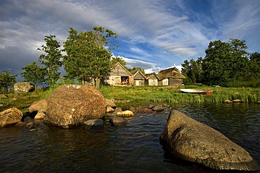 Fishing village, Altja, Lahemaa National Park, Estonia, Baltic States, Northeast Europe