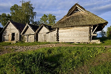 Fishing village, Altja, Lahemaa National Park, Estonia, Baltic States, Northeast Europe