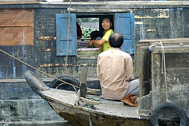 Floating market of Cai Rang Mekong Vietnam