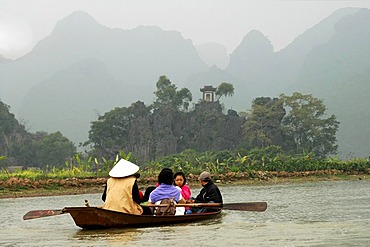 On the Perfume river Vietnam