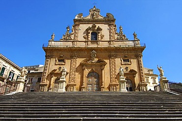 Stairs to the Cathedral of San Pietro Modica Italy