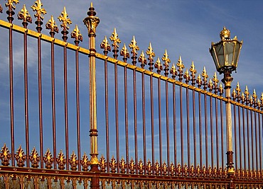 Imperial fence with candelabra, Hofburg, Vienna, Austria