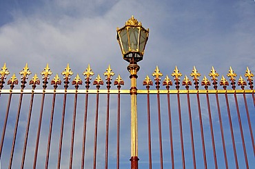 Imperial fence and candelabra, Hofburg, Vienna, Austria