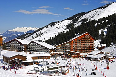 Skiresort Meribel Mottaret, Trois Vallees, Haute-Savoie France