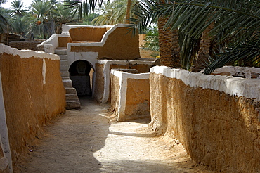 Lane in the Old town of Ghadames, UNESCO world heritage, Libya