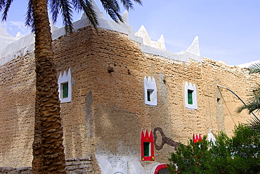 Traditional house in the old town of Ghadames, UNESCO world heritage, Libya