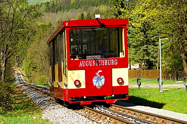 Funicular railway Erdmannsdorf?Augustusburg, Saxony, Germany