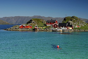 Fisher village, Porsanger, Finnmark, Norway