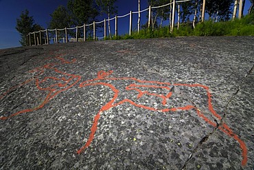 Rock carvings, Alta, Finnmark, Norway