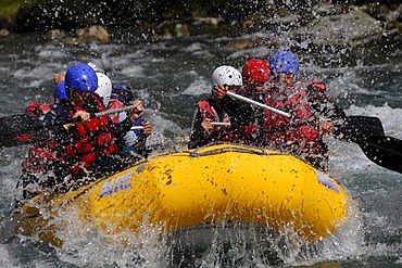 Rafting, Rubber boat