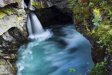 Waterfall at the Gudbrandsjuvet, Valldal, Norway, Scandinavia