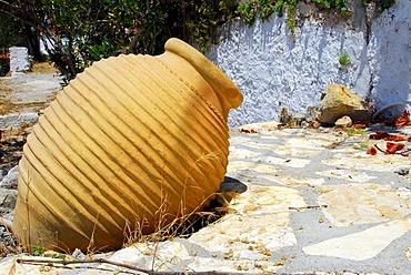 Clay vase, Fiscardo, Kefalonia, Ionian Islands, Greece