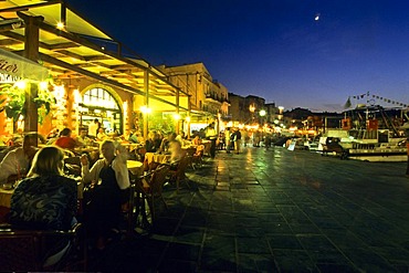 Promenade of Rethimno, Crete, Greece