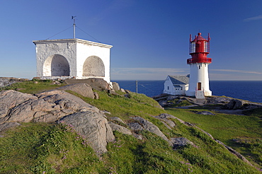 Lighthouse at Cape Lindesnes, South Cape, Vest-Agder, Norway