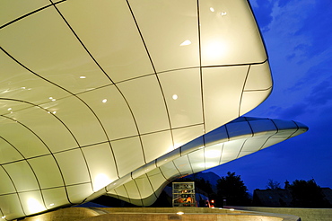 Hungerburgbahn Railway, summit station designed by stararchitect Zaha Hadid, Innsbruck, Tyrol, Austria, Europe