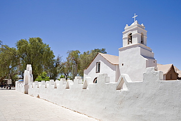 Iglesia San Pedro church in San Pedro de Atacama, Region de Antofagasta, Chile, South America