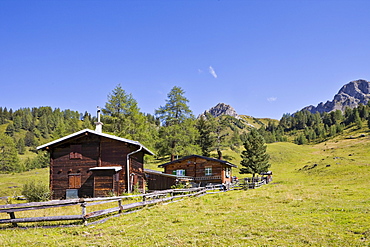 Private mountain lodge near the Filzmoosalm alpine pasture, Grossarltal, Salzburg, Austria, Europe