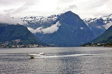 Sognefjord near Vangsnes, Norway, Scandinavia, Europe