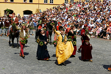 Landshut Wedding historical pageant, Landshut, Lower Bavaria, Bavaria, Germany, Europe