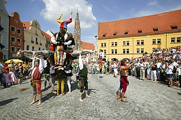 Landshut Wedding historical pageant, Landshut, Lower Bavaria, Bavaria, Germany, Europe