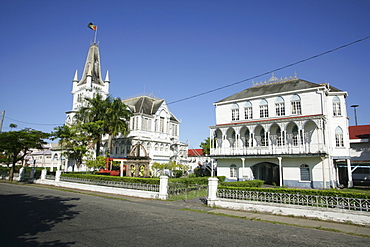 Colonial style city hall, Georgetown, Guyana, South America