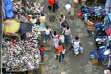 View of the central marketplace in Georgetown, Guyana, South America