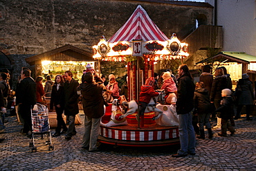 Christkindlmarkt, Christmas market, Muehldorf am Inn, Upper Bavaria, Germany, Europe