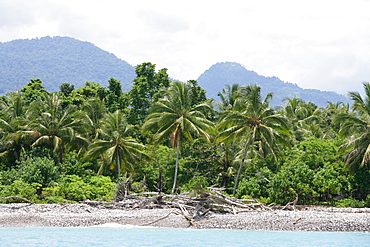 Coastal landscape, Biliau, Papua New Guinea, Melanesia