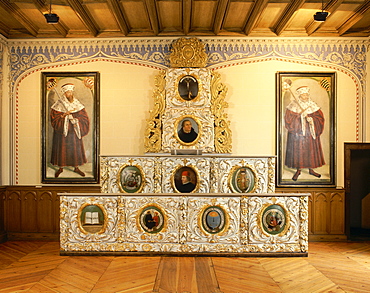 Lectern, Lutherhaus, Martin Luther's house and workplace, Wittenberg, Saxony-Anhalt, Germany