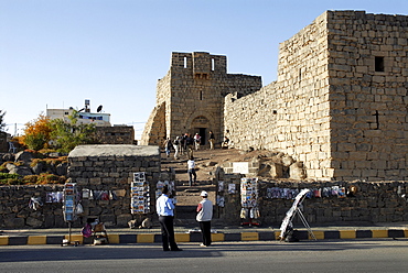 Entrance to the desert castle Qasr Azraq, Jordan