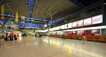 Check-in counters, Stuttgart Airport, Baden-Wuerttemberg, Germany, Europe