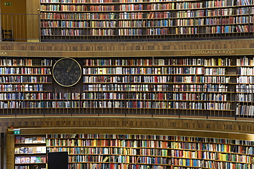 Interior, State Library, Stockholm, Sweden, Scandinavia, Europe