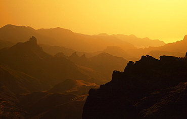 View at the Roque Nublo, Gran Canaria, Canary Islands, Spain