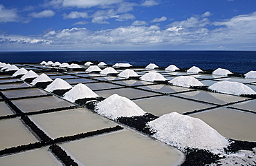 Saltworks in Los Canarios (Fuencaliente), La Palma, Canary Islands, Spain