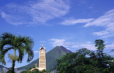 View of the volcano Arenal, close to La Fortuna, Costa Rica, Central America