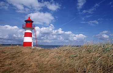 Grisetaodde lighthouse, Neno-Sund, Limfjord, North Jutland, Denmark