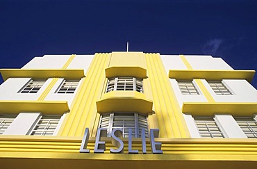 Art Deco District, Hotel of the hotel group "Leslie Hotel", Ocean Drive, Miami Beach, Florida, USA