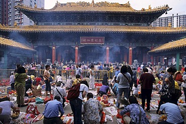 SikSikYuan temple in Wong Tai Sin, Kowloon, Hongkong, China