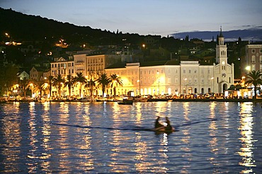 Franciscan Monastery at the harbour promenade, Split, Middle Dalmatia, Croatia