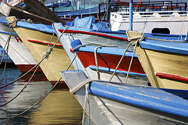 TUR, Turkey, Alanya : Turkish Riviera. Harbour fishing boats. |