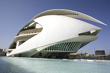 ESP, Spain, Valencia : Ciudad de las Artes Y de las Ciencias, City of arts and sciences. Palau de les Arts Reina Sofia