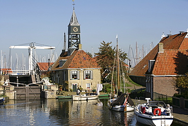 Hindeloopen, Ijsselmeer, Friesland, The Netherlands, Europe