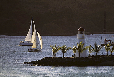 Port entrance of Hamilton Island, Whitsunday Islands, Queensland, Australia