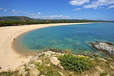 Sand beach near Barisardo, Sardinia, Italy, Europe