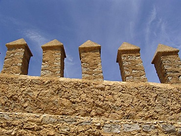 ESP, Spain, Balearic Islands, Mallorca, Arta : pinnacles of the castle of Arta.